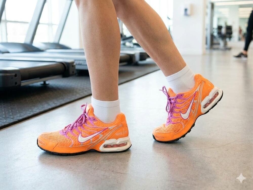 Nike Air Max Torch 4 Orange Pink Purple Running Shoes Women's 7.5 343851-815